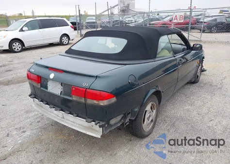 1999 Saab 9-3 from USA, damaged, VIN YS3DD78N2X7061696